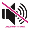 Bande gommée déroulement silencieux