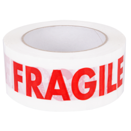 Ruban adhésif imprimé fragile