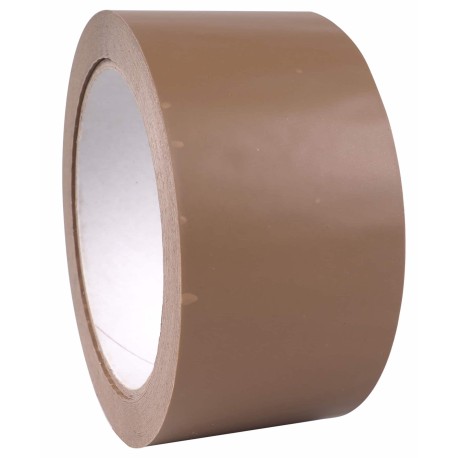 Scotch brun polypropylène 35 microns silencieux, polyvalent et résistant à l'aspect mat satiné