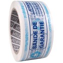 Ruban adhésif écologique avec 32% de polypropylène en moins imprimé "Bande de Grantie"