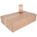 Scotch en papier kraft brun aspect naturel et esthétique sur un emballage carton