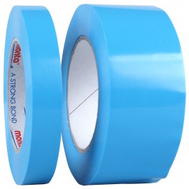 Ruban adhésif strapping bleu Monta 343F en 19mm et 50mm de large