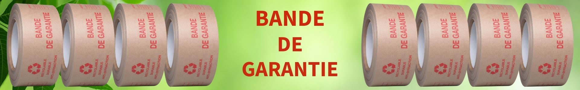 Bande gommée imprimée